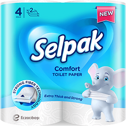 SELPAK Comfort Bathroom Tissue 200sht/2PLY